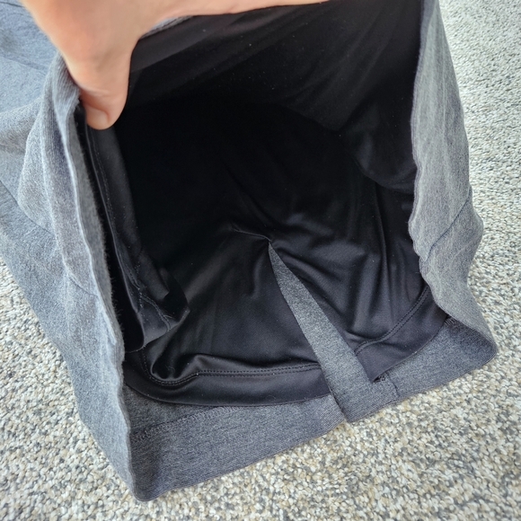 Boden Audrey Ponte Heathered Gray Dress Boatneck Cap Sleeve Sheath Size 4 - Picture 9 of 12